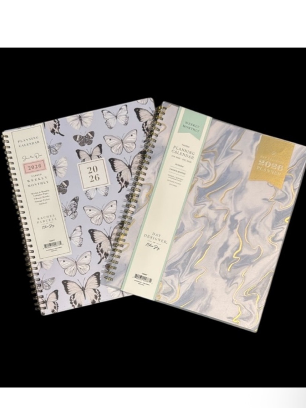 New lot of 2 Blue Sky 2026 weekly Monthly planning agendas calendars